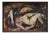 Joseph 'Zef' Clement, Large Expressionistic Nude, Oil on Canvas, 1976 For Sale