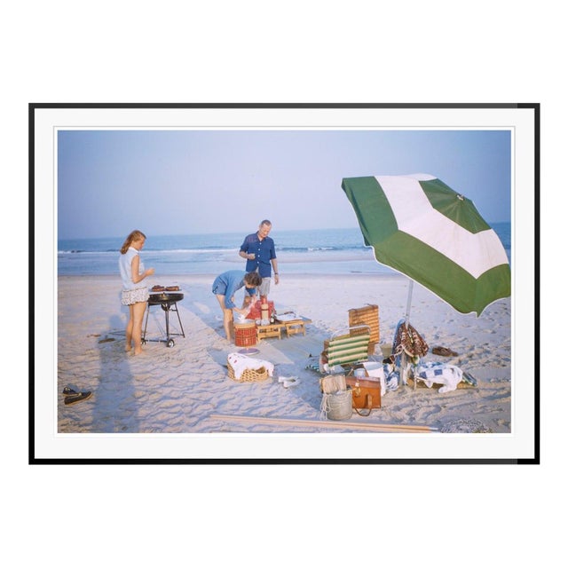 Toni Frissell 'The Hamptons Picnic' Archival Pigment Print Framed in Black For Sale