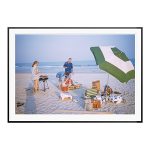 Toni Frissell 'The Hamptons Picnic' Archival Pigment Print Framed in Black