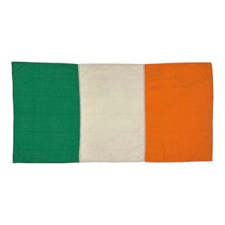 Vintage Sewn Cloth Flag of Ireland For Sale