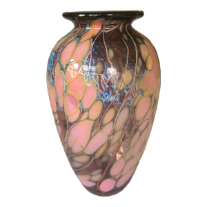 Vintage Studio Hand-Blown Art Glass Vase by Paul Bendzunas