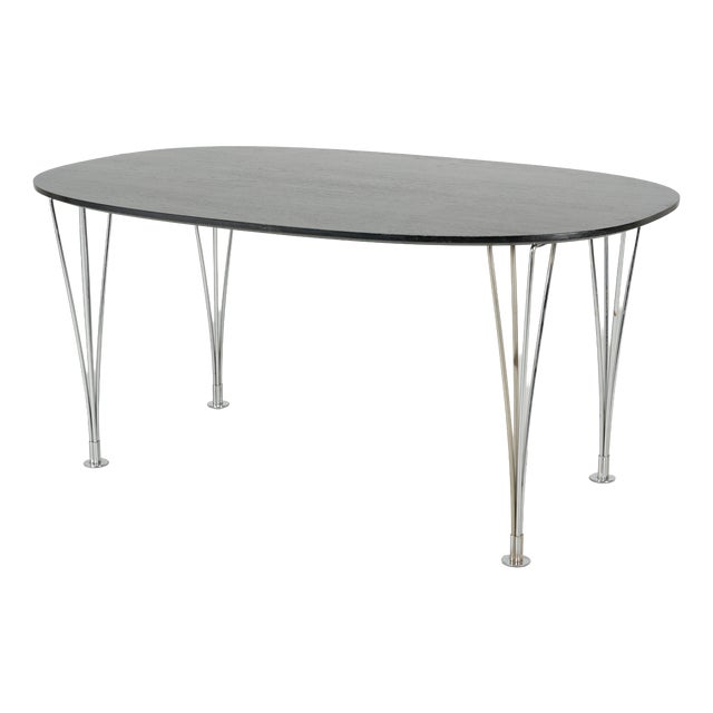 Superellipse Table from Fritz Hansen, 1980s For Sale