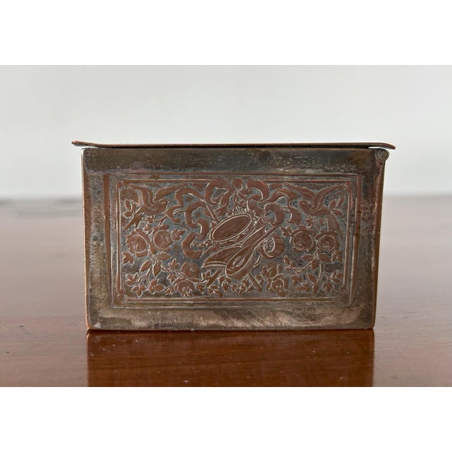 Metal Early 20th Century Silver-Plated Metal Casket from WMF, Germany, 1890s For Sale - Image 7 of 18