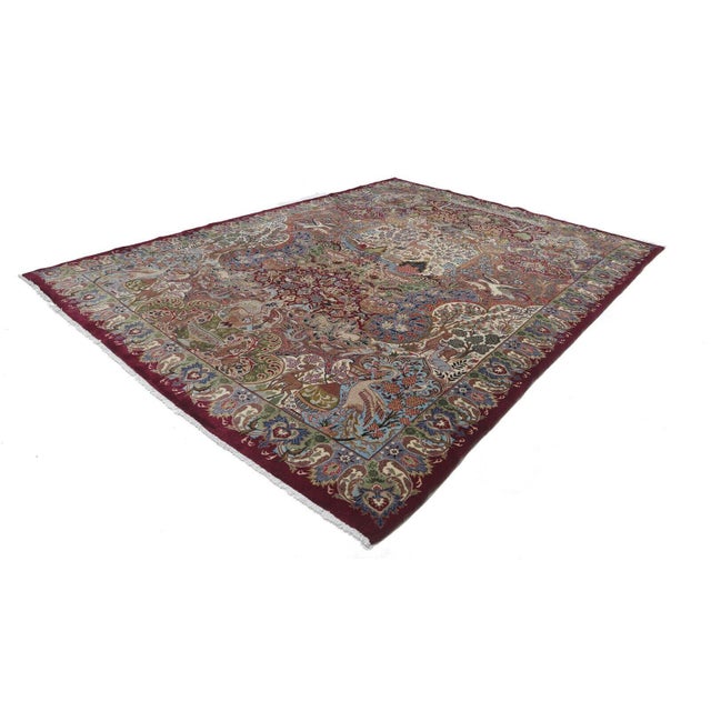 Original rug Kashmar | Size: 393 x 295 cm | Material: 100% wool, 100% cotton | Pattern: Oriental | Condition: Used, very...