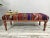 Contemporary Handmade Turkish Kilim Upholstered Dining Bench For Sale - Image 3 of 9