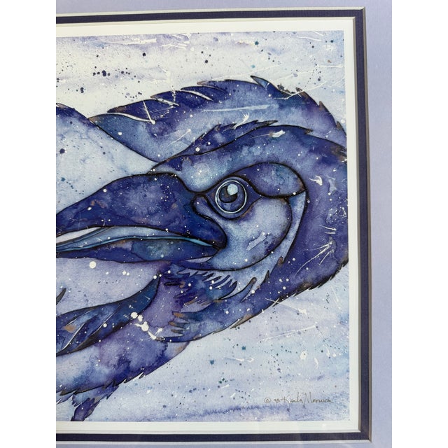 Karla Morreira "Odin's Witness" Signed Limited Edition Raven Art Print - 104/500 For Sale - Image 6 of 10