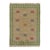 Vintage Swedish Rya Rug, Beige With Scandinavian Floral Sprays - Rug & Kilim For Sale