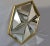 Diamond Shaped Faceted Octagonal Wall Mirror Thayer Coggin by Milo Baughman Brass Plated 1976 For Sale - Image 13 of 13
