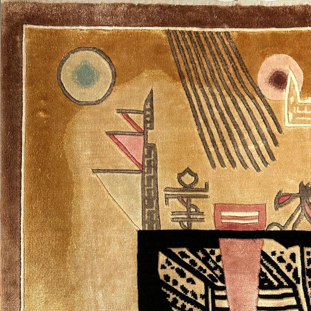 Hand Woven Tapestry after Kandinsky, 1970s For Sale - Image 9 of 12