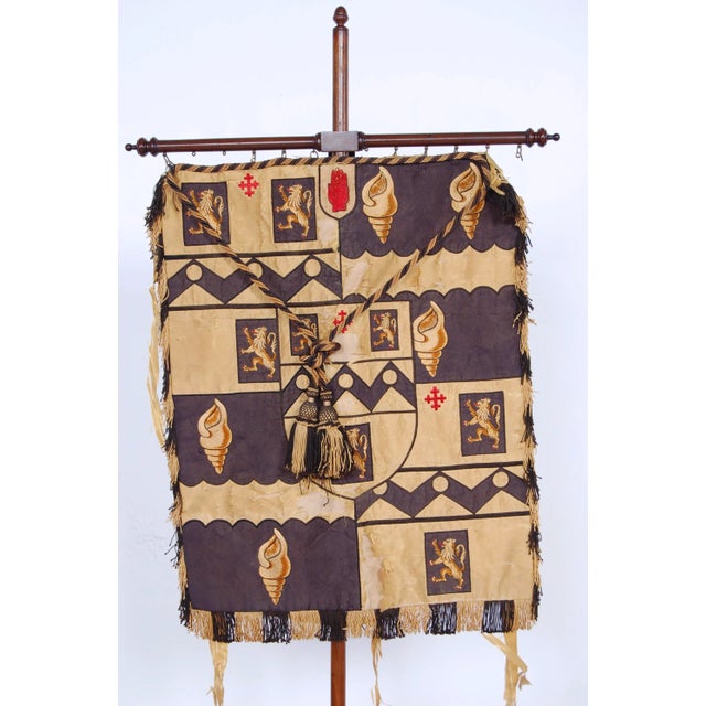 Wood Wooden Banner Stands, Set of 2 For Sale - Image 7 of 12