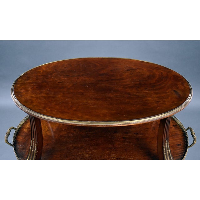 19th Century French Mahogany Etagere, 1880s For Sale - Image 12 of 15