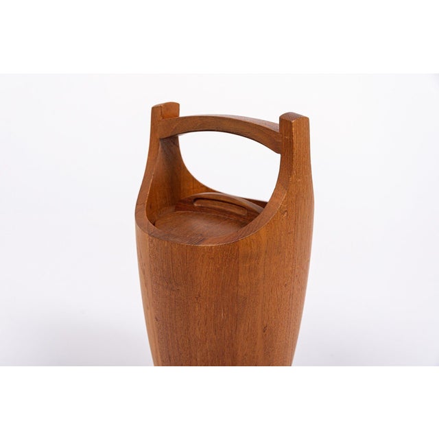 Mid Century Danish Modern Teak Ice Bucket by Jens H. Quistgaard for Dansk For Sale In Detroit - Image 6 of 13