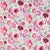 Harlequin Marsha Fabric in Aqua/Peony/Magenta - a Sample For Sale