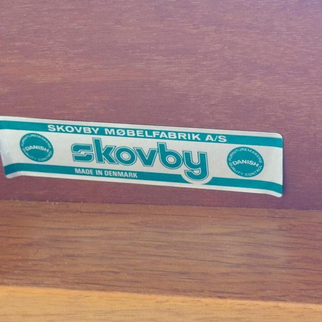 Wood Danish Double Extending Oak Dining Table from Skovby, 1960s For Sale - Image 7 of 18