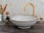 1) Elevate the Beauty of your bathroom with our 14k Gold Rim Sink. This ceramic vessel sink is skillfully handcrafted by...