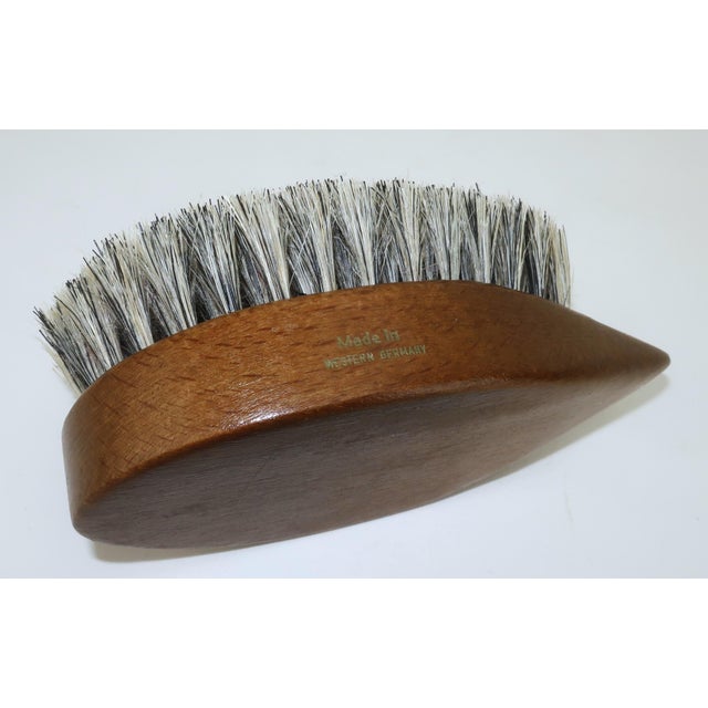 Mid 20th Century Modern Teak Wood Hedgehog Brush For Sale - Image 10 of 11