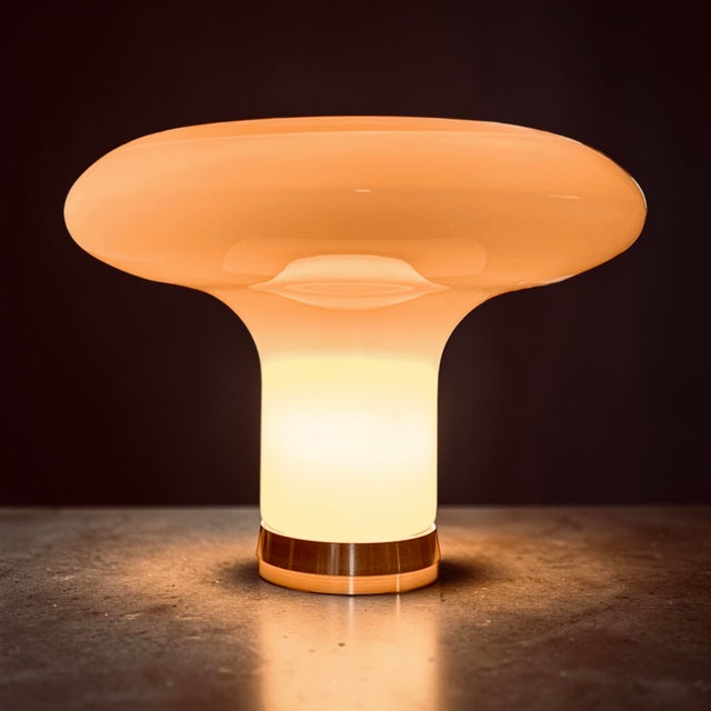 Large Italian Table Lamp by Angelo Mangiarotti for Artemide For Sale - Image 17 of 18