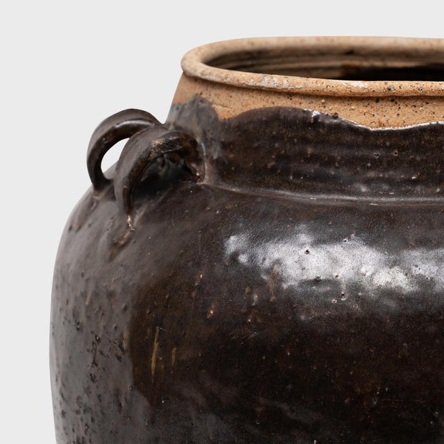 Chinese Dark Glazed Wine Jar, C. 1850 For Sale - Image 4 of 4