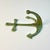 1970s 1970s Vintage Nautical Coastal Arts & Crafts Cast Iron Anchor Wall Hook For Sale - Image 5 of 11