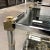 Modern Chrome Brass & Tiered Glass End Tables Manner of Mastercraft For Sale - Image 11 of 13