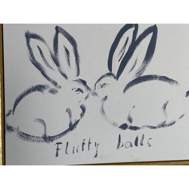 Abstract 1970s Abstract Sketch Moon Rabbits Series by Elia Framed For Sale - Image 3 of 4