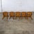 Mid to Late 20th Century Bauhaus Beech Bentwood Dining Chairs W/Cane Seats by Thonet Set of 5 For Sale - Image 6 of 18