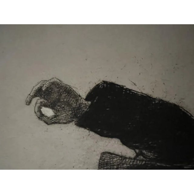 François De Herrain, Old Woman in Church, Etching For Sale - Image 4 of 10