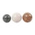 Large Vintage Polished Marble and Natural Stone Spheres, 1980s, Set of 3 For Sale - Image 3 of 11