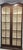 Mid 20th Century Henredon Design Convex Bubble Glass Paned Double Door Flat Wall Display Cabinet For Sale - Image 5 of 9
