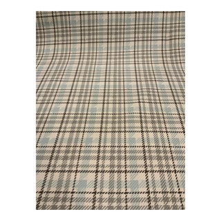 Chaddock: F7227-Seaf Light Blue Plaid Designer Fabric - 10 Yards For Sale