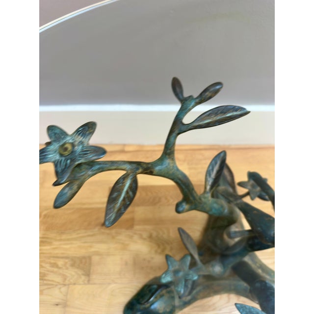 Vintage Bronze Verdigris Coffee Table by Willy Daro, 1970 For Sale - Image 10 of 16
