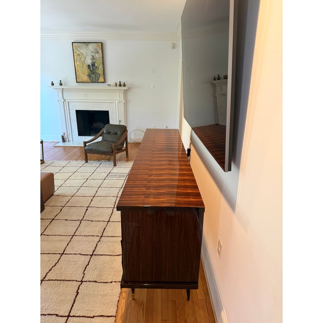 1940s French Art Deco Macassar Ebony Sideboard For Sale - Image 11 of 12