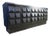 Black Brutalist Credenza, 1970s For Sale