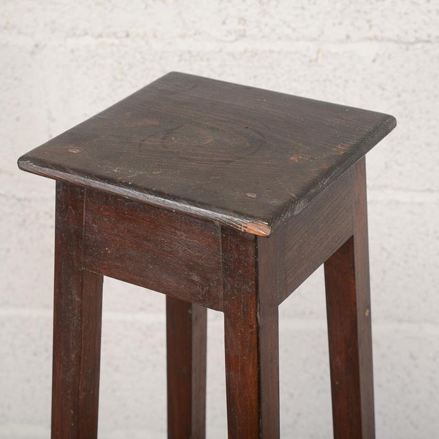 19th Century Fir Wood Plant Stand For Sale - Image 4 of 13