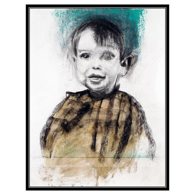 Abstract Expressionism 1990s Portrait of Maximillian Nowinski, Jim Dine For Sale - Image 3 of 5