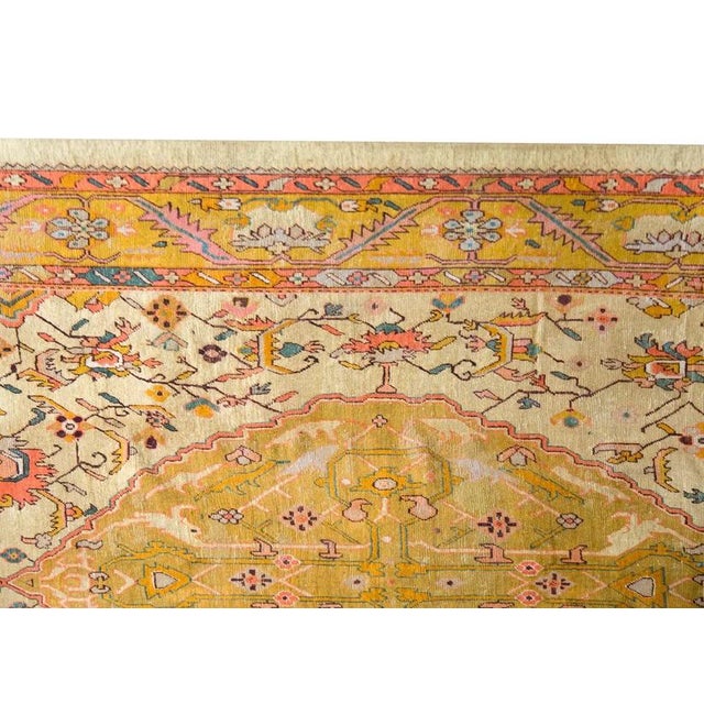 Early 20th Century Turkish Oushak Rug For Sale - Image 16 of 16