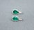 Green 6.22 Ct Natural Pear Shape Emerald Earrings - 2 Pieces For Sale - Image 8 of 9
