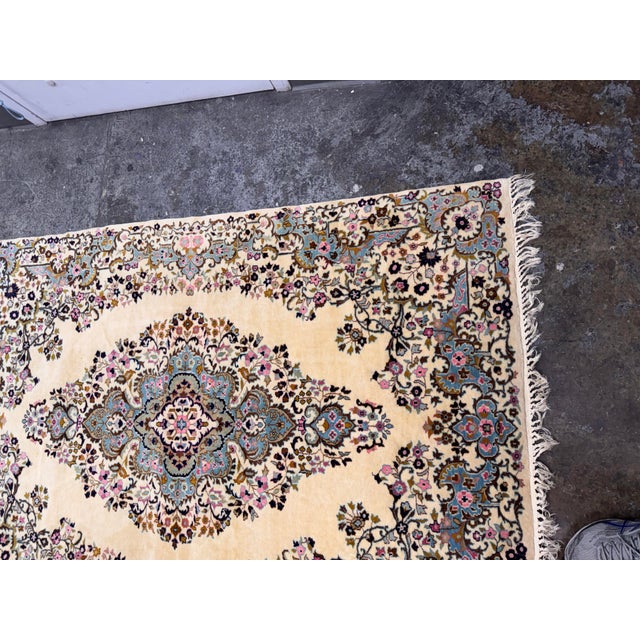 Mid 20th Century 4ft 3in X 6ft 1in Hand Woven Aubusson Area Rug For Sale - Image 5 of 12
