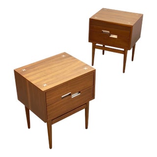 Pair of American of Martinsville Nightstands For Sale