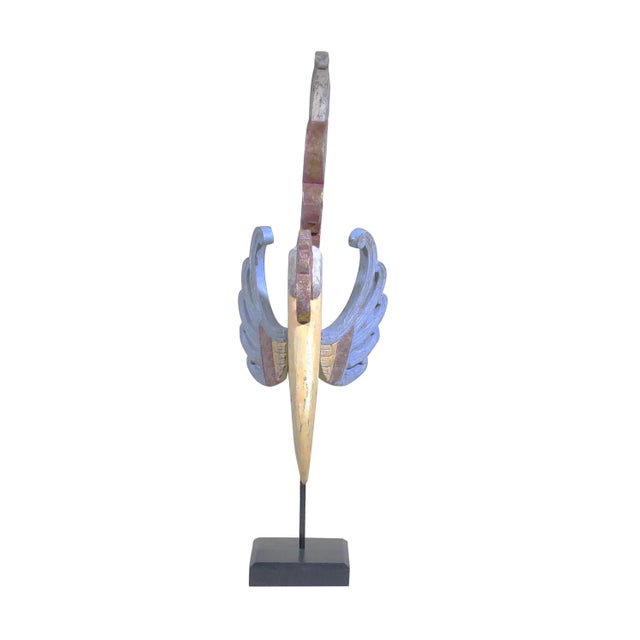 Indonesia Folk Art Toucan Sculpture For Sale - Image 4 of 5