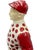 Vintage Red Polka Dot Equestrian Jockey Bookend Statue 13"h For Sale - Image 9 of 12