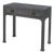 Chatham 34 in. W Rectangular Raffia 1 Drawer Console Table, Charcoal Raffia For Sale