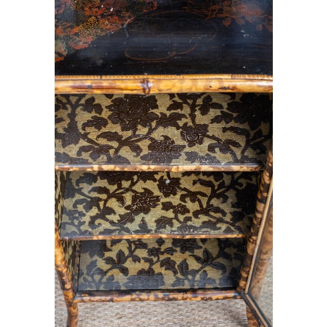19th Century Bamboo Display Cabinet For Sale - Image 9 of 15