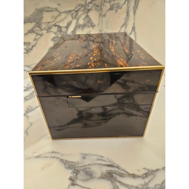 Vintage A. Klein Coromandel Jewelry Casket For Sale - Image 4 of 13