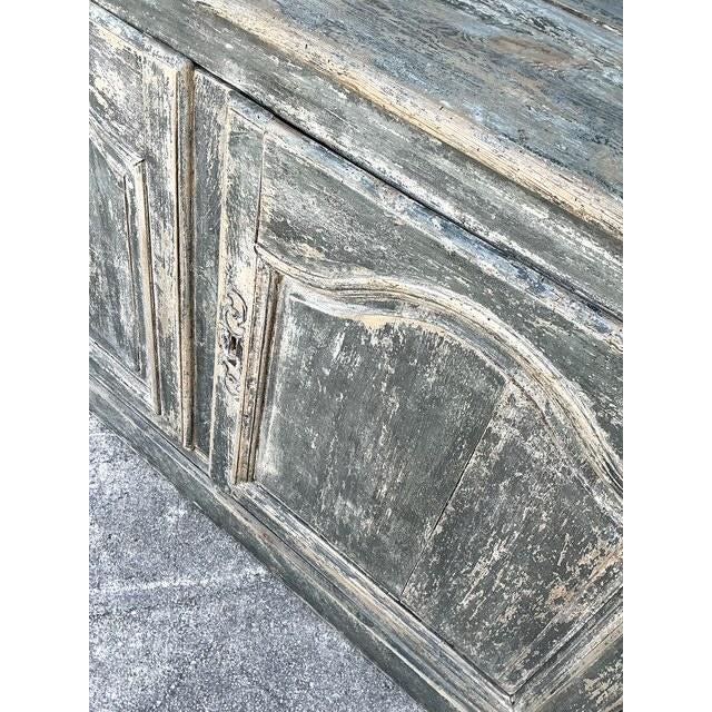 Gray Vintage 19th Century Patinated French Sideboard For Sale - Image 8 of 12