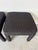 Black 1980’s Postmodern Milo Baughman Parsons-Style Upholstered Ottomans – A Pair For Sale - Image 8 of 11