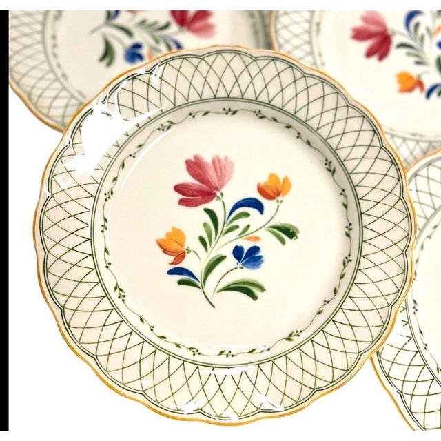 Vintage Nikko French Country Charm Plates – Set of 5 For Sale - Image 4 of 4