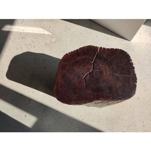 Modular End of Sofa Stool in Solid Iron Wood For Sale - Image 11 of 18