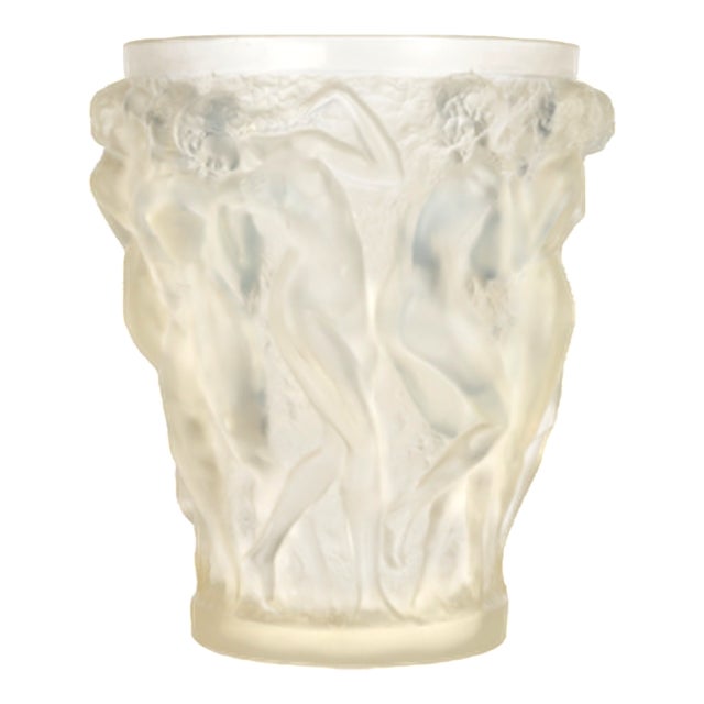 Bacchantes Vase in Opalescent Glass by René Lalique, 1927 For Sale