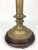 Classical brass candlestick lamp is a beautiful addition to any study or living room. Made in the 1970s.